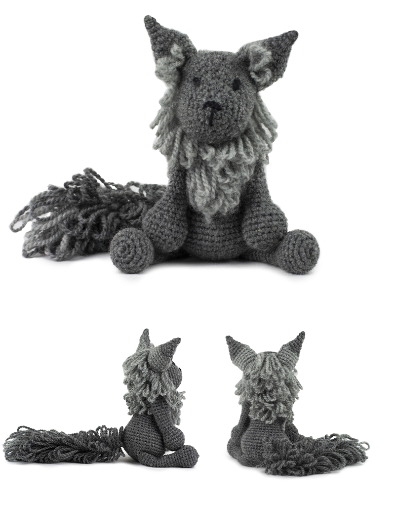 Melchior the Maine Coon amigurumi crochet edsanimal